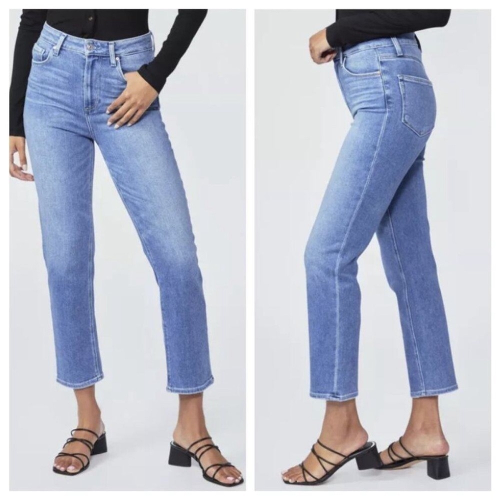 Paige Stella Crop Seamed Beltloops in Roadhouse 29 A28